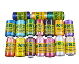 GOELX Silk Thread 17 Main Color Set for Jewellery-Tassel Making- Embroidery-Crafts, Shiny Soft Thread Spools GOELX