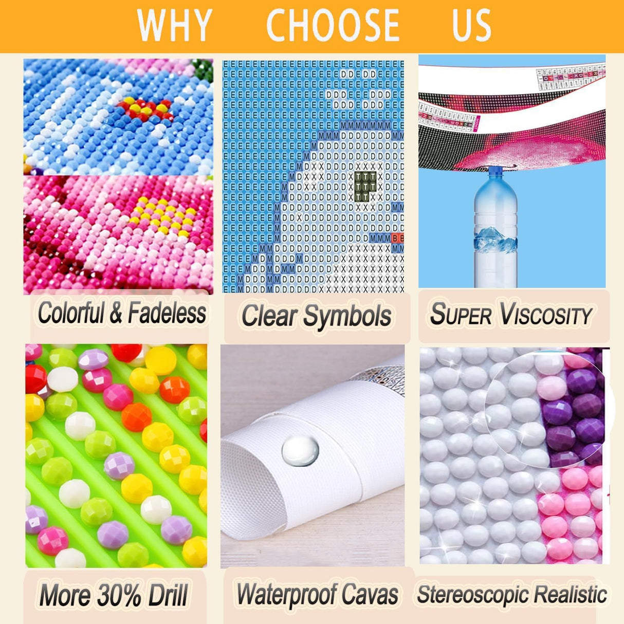 Axquilon Flower Cat Diamond Painting Kits, Full Drill Round DIY Diamond Art Kits, Paint by Diamonds Rhinestone Gem Art Craft for Home Wall Decor 12X16 inch Axquilon