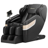 Real Relax Massage Chair, Full Body Zero Gravity Massage Recliner, with Auto Modes, Waist Heating, LCD, Bluetooth, Foot Massage, Black Real Relax
