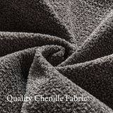 VanAcc 89 Inch Sofa, Comfy Sofa Couch with Extra Deep Seats, Modern Sofa- 3 Seater Sofa Couch for Living Room Apartment Lounge, Grey Chenille VanAcc