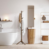 Simple Houseware Wooden Coat Rack Stand Garment Tree Rack, Walnut Simple Houseware