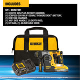 DEWALT 20V MAX Rotary Hammer, Cordless, Battery and Charger Included (DCH273H1) DEWALT