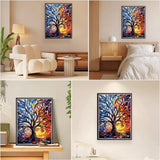EOBROMD Paint by Numbers Kits for Adults Tree of Life, Landscape DIY Painting Kits for Adults Beginner, Acrylic Paint Oil Paint by Numbers for Home Decor Gift 16x20inch(Without Frame) EOBROMD