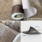 Livebor Gray Wood Peel and Stick Wallpaper Faux Wood Contact Paper 17.7inch x 118.1inch Wood Wallpaper Peel and Stick Shiplap Contact Paper Planks Self Adhesive Wallpaper Distressed Wood Wall Paper Livebor