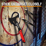 ANTARCTICA Throwing Axes and Throwing Knives Set 3 Pack 11" Full Tang Stainless Steel Tomahawks and Throwing Knives with Whetstone Tool Sharpener Well-Balanced Throwing Axes for Beginners ANTARCTICA