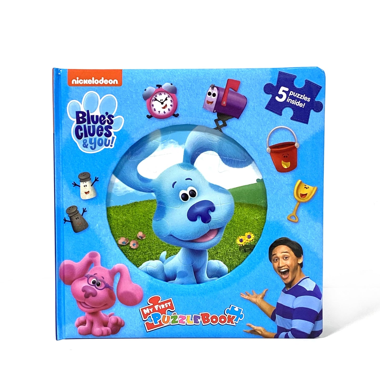 Phidal – Nickelodeon Blue’s Clues & You! My First Puzzle Book - Jigsaw Book for Kids Children Toddlers Ages 3 and Up Preschool Educational Learning - Gift for Easter, Holiday, Christmas, Birthday