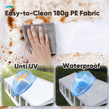 Quictent 20x40ft Party Tent Heavy Duty Outdoor Gazebo White Wedding Tent Canopy Event Shelter Carport with Removable Sidewalls& 6pcs Storage Bags Quictent