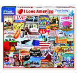 White Mountain Puzzles I Love America - 1000 Piece Jigsaw Puzzle White Mountain