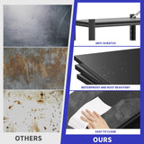 Garage Shelving Unit Rustproof 72"H3000bls Heavy Duty Storage Shelves Easy Assembly 5 Tier Adjustable Metal Steel Utility Shelf Rack Garage Storage Organize for Tools Garage,Basement,Warehouse Hzdbhd