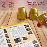 Thames & Kosmos Magic: Gold Edition | Playset with 150 Tricks | 96 Page Full Color Instruction Manual | 42 Props | Video Tutorials | Fun for Kids 8+ Thames & Kosmos