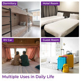 GAESTE 6 Inch Queen Cooling Memory Mattress Medium Firm CertiPUR-US Certified Pressure Relief & Cool Sleep Mattress-in-a-Box Comfort & Supportive Fiberglass Free (Queen, 6 in) GAESTE