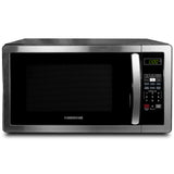 Farberware FMO11AHTBKBD1 Countertop 1000 Watts Microwave Oven with LED Lighting and Child Lock-Perfect for Apartments and Dorms-Easy Clean, 1.1 Cu. Ft, Stainless Steel Farberware