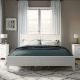Harper & Bright Designs Modern White Queen Platform Bed with Headboard and Under-Bed Storage Harper & Bright Designs