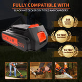 NEPOWILL 20V 3.5Ah Replacement Battery for Black and Decker 20v Lithium Battery LBXR20 LB20 LBX20 LBX2020 LST220, Compatible with Black & Decker 20V Battery for 20V Power+ Tools LCS1020 LDX20C NEPOWILL