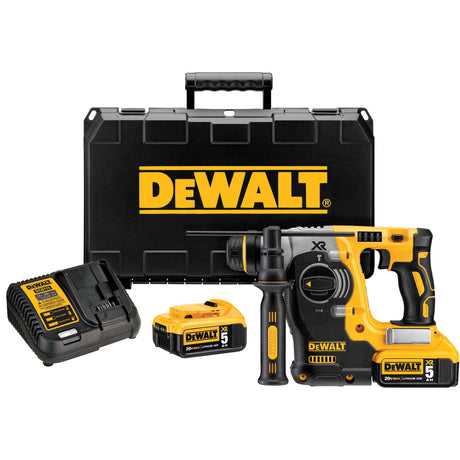 DEWALT DCH273P2 20V Max Brushless SDS Rotary Hammer with 5 Ah Batteries DEWALT