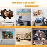 Livole Custom Acoustic Wall Art, Self-Adhesive Soundproof Wall Panels, Personalized Sound Absorbing Wall Art, Decorative Acoustic Panels for Home & Office (10-Pack, 78.7x39.3in) Livole