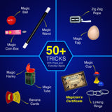 RA MAGIC SHOP Fantastic Magic Set - 50 Easy Tricks with Video Instructions for Kids Age 6-12 | Magic Trick Set, Magic Toys & Beginner Magic Tricks RA MAGIC SHOP