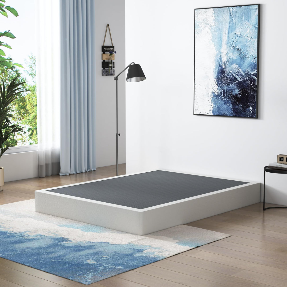 Vehowy 9 Inch Box Spring for King Bed,Heavy Duty Box Spring Mattress Foundation/Metal Bed Base/Noise Free/Non-Slip/Easy Assembly Vehowy