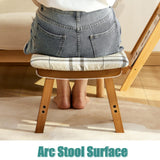 viewcare Foot Stools Ottoman, Small Foot Stool Ottoman, and Footstool, Wooden Foot Stool, Sofa Footrest Extra Seating for Living Room Entryway Office viewcare