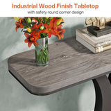 LITTLE TREE Industrial Entryway Console Table, Compact Foyer Hallway Accent Table for Small Space LITTLE TREE