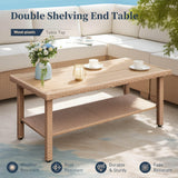 Patio Furniture Set 6 Piece, Wicker Rattan Sectional Sofa Couch with 5.5" Thick Waterproof Cushion and Coffee Table, L Shape All Weather Outdoor Conversation Set for Lawn Backyard Deck, Beige SUNSHINE VALLEY