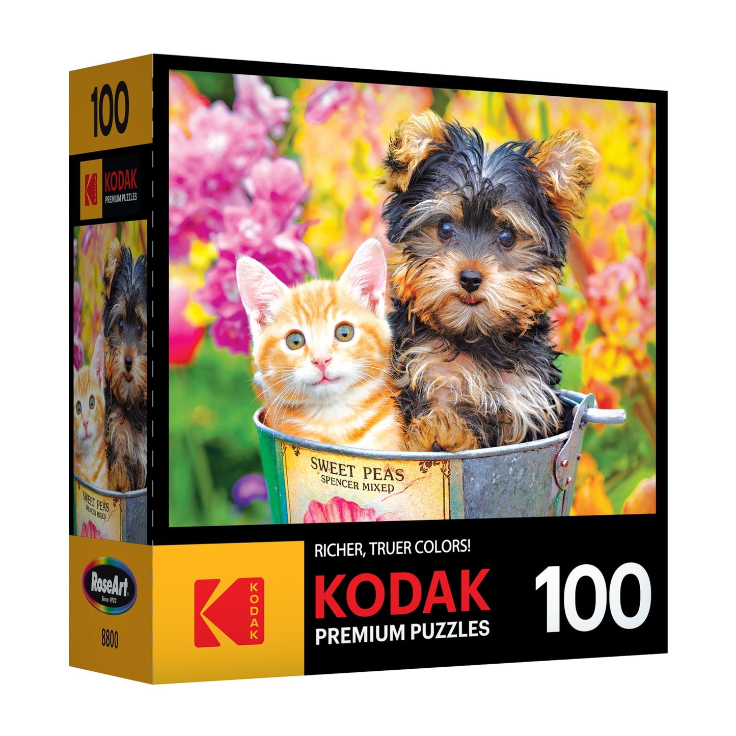 RoseArt - Kodak Premium - Bucket Buddies - 100 Piece Jigsaw Puzzle for Adults