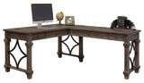 Martin Furniture Desk And Return, Weathered Dove Martin Furniture