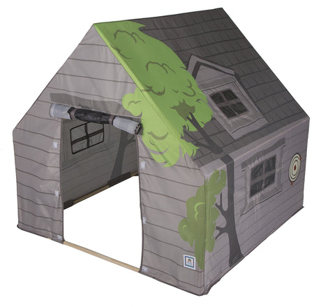 Pacific Play Tents 69790 Kids Tree House Hide-Away Wood Pole Frame Playhouse, 43" x 43" x 45", Green Pacific Play Tents