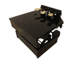 CPS Imports Wood Adjustable Piano Pedal Extender Bench in Ebony with 3 Pedals CPS Imports