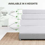 Emerspring 6" Full Cooling Gel Memory Foam Mattress with Removable Washable Cover, Medium Firm, Bed in a Box, CertiPUR-US Certified, Made in USA, Apartment Essential Emerspring