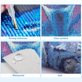 MXJSUA Ocean Dolphin Diamond Painting Kits for Adults, 5D Underwater World Diamond Art Kits for Beginners, DIY Full Drill Crystal Gem Painting Kits for Home Wall Decor 12x16 Inch MXJSUA