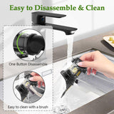 Masticating Juicer Machines, 3.5" Large Feed Chute Cold Press Juicer Fit Whole Fruits Vegetables with Quiet Motor | 5 Speed Modes | Easy to Clean with Brush | BPA Free (Silver & Black) anybear