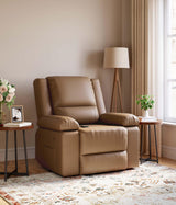 Power Lift Recliner Chair - Heat and Massage, Faux PU Electric Lift Recliner for Elderly & Mobility Impaired, Adjustable Back and Legs, Heavy Duty Lift Chair for Seniors GarveeHome