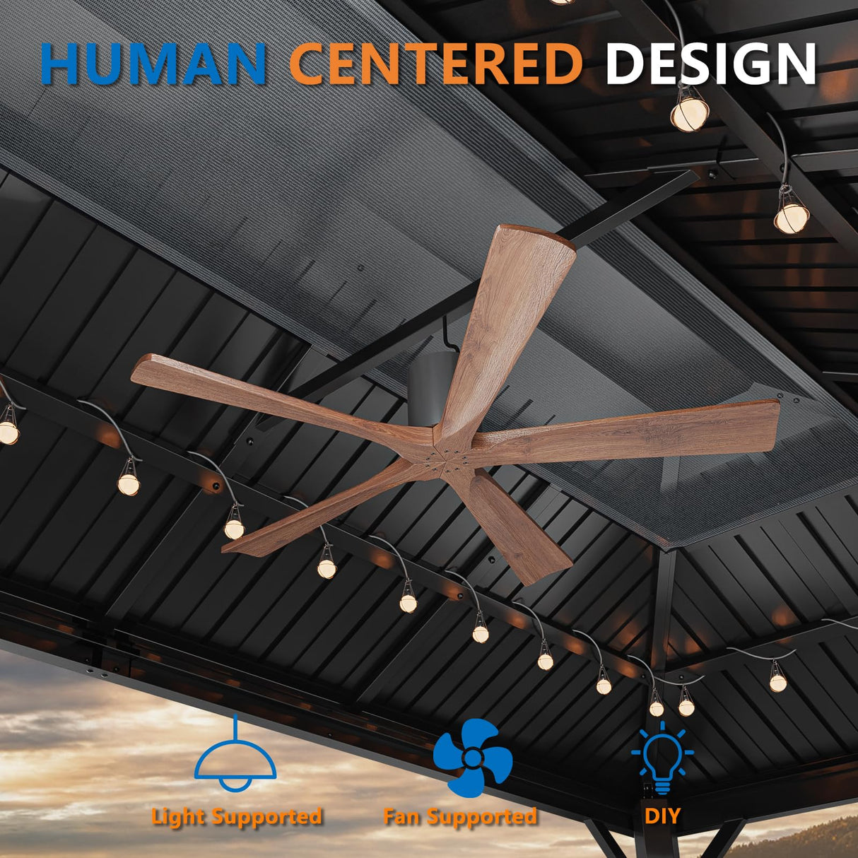 HOTEEL 10x15 Hardtop Gazebo with Heavy Duty Galvanized Steel Double Roof, Aluminum Frame, Flame-Resistant Curtains and Netting, Outdoor Permanent Pavillon for Backyard, Black Hoteel