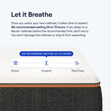 Nectar Premier Copper 14" King Mattress - Medium Firm Gel Memory Foam Mattress - 5 Layers of Comfort - Triple Action Cooling Tech - 365-Night Trial - Forever Warranty,White Nectar