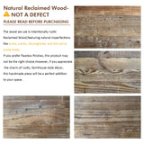 HOKYHOKY Reclaimed Solid Wood Bench, 55" Farmhouse Entryway Bench for Hallway, Kitchen, Dining, Bedroom, Narrow Indoor Bench with Rustic Charm HOKYHOKY