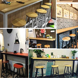 Modern Rectangle Bar Table - Space-Saving Console Dining Table in Black Topjia