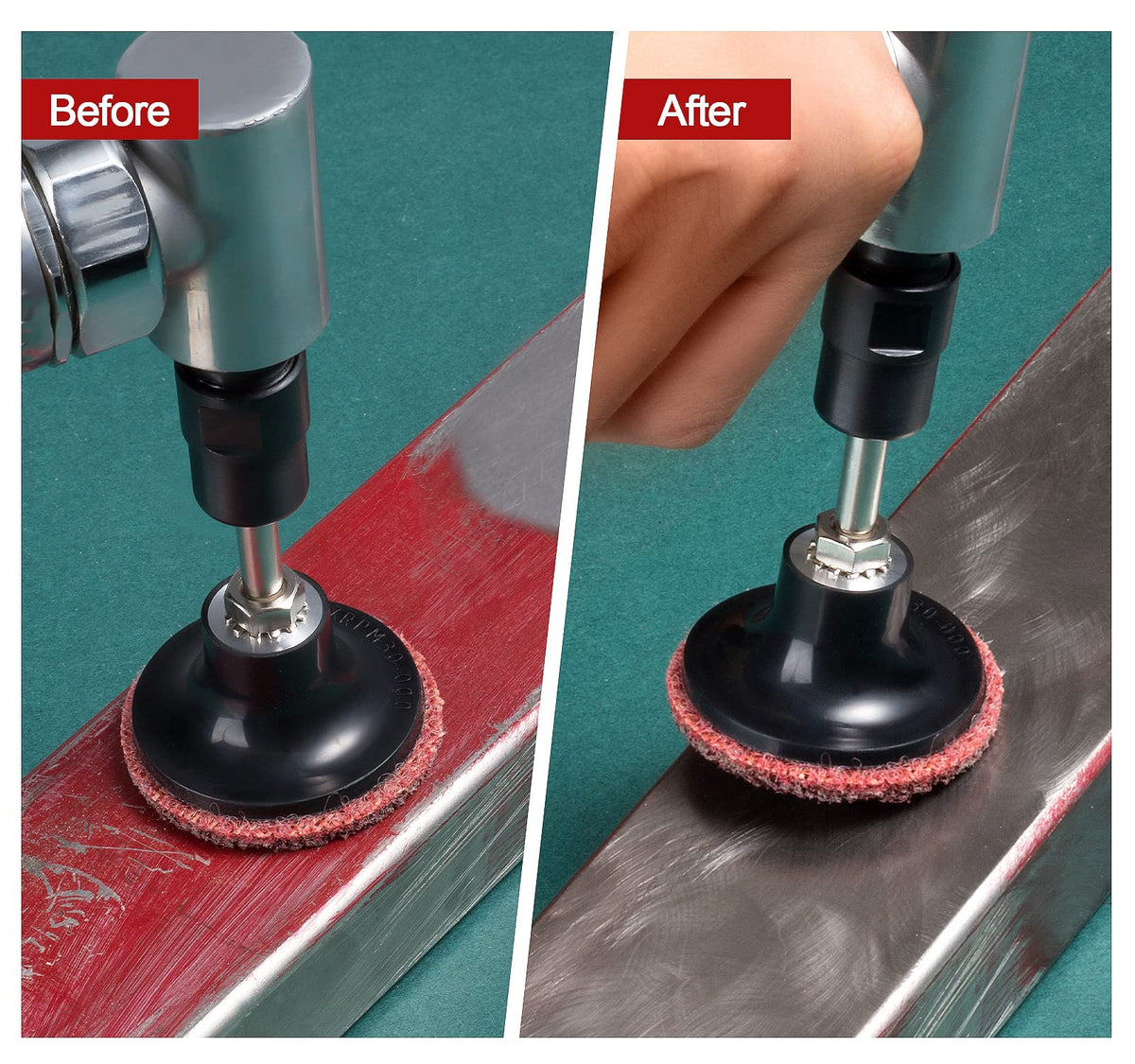 S SATC 46PCS Sanding Discs 2 Inch Roll Lock Quick Change Discs 1pcs 1/4'' Holder Surface Conditioning Discs Fine Medium Coarse for Die Grinder Surface Strip Grind Polish Burr Finish Rust Paint Removal S SATC