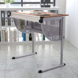 Flash Furniture Berkley Adjustable Drawing and Drafting Table with Pewter Frame Flash Furniture