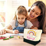 Beclumas 10 Pack 9"x 5.5" Sublimation Blanks Cosmetic Bags,Pencil Bag, Bulk Multi-Purpose DIY Heat Transfer Makeup Bags with Zipper for DIY Crafts Travel and Toiletry Bag Beclumas