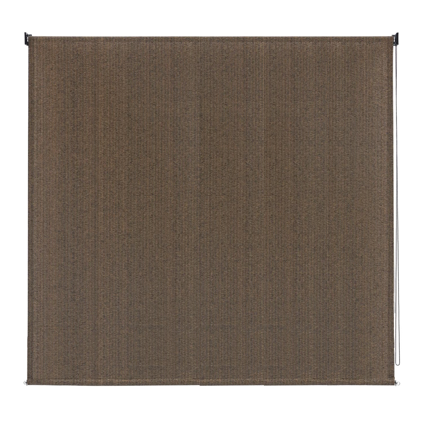 VICLLAX Outdoor Roller Shade Fabric for Porch Gazebo, Patio Blinds Roll Up Shade (8' W X 8' L), Mocha