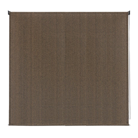 VICLLAX Outdoor Roller Shade Fabric for Porch Gazebo, Patio Blinds Roll Up Shade (8' W X 8' L), Mocha VICLLAX