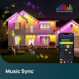Linkind Permanent Outdoor Lights HP5,Smart AI RGBTW 100ft Christmas Lights, 85 Scenes Modes for Daily Holiday Halloween Decorations,IP67 Waterproof, Works with Alexa,Google Assistant Linkind