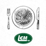 LEM Products 330 lb. Stainless Steel Digital Scale, Silver LEM