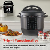 Instant Pot RIO, 7-in-1 Electric Multi-Cooker, Pressure Cooker, Slow Cooker, Rice Cooker, Steamer, Sauté, Yogurt Maker, & Warmer, Includes App With Over 800 Recipes, 6 Quart Instant Pot