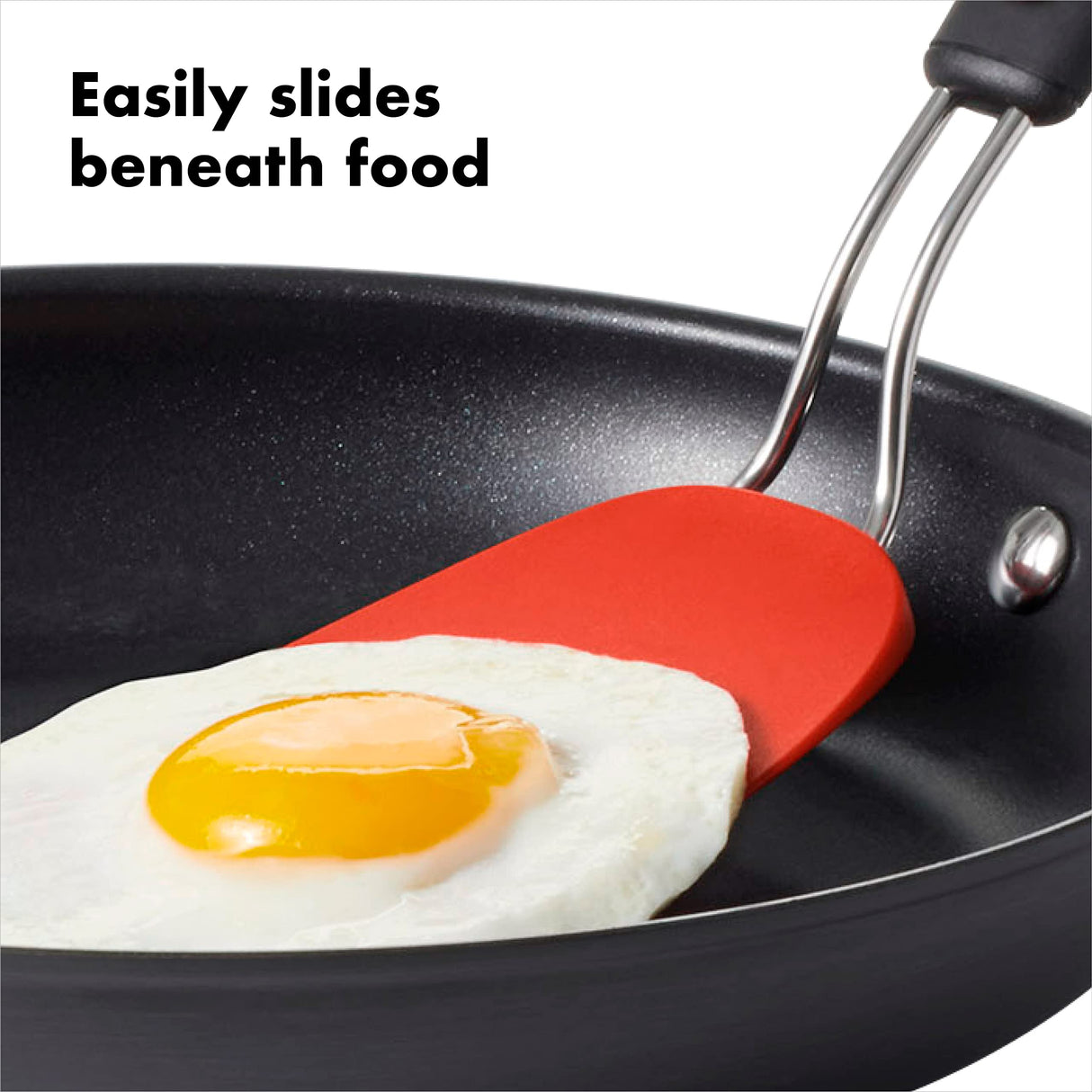 OXO Good Grips Nylon Flexible Turner Set, Red/Blue,10.65 x 3.15 x 2.45 inches OXO