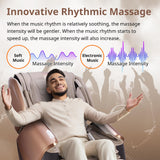 MYNTA 2025 4D Massage Chair for Full Body, 4D+2D Dual Mechanism with Waist & Shawl Heating, Zero Gravity Recliner Foot & Calf Massage, Extended SL-Track, Music Sync with Hi-Fi Bluetooth Speaker MYNTA