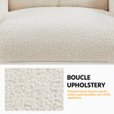 Yaheetech Fabric Recliner Chair Single Sofa Home Theater Seatting Adjustable Modern Single Reclining Chair for Living Room Bedroom Home Theater Ivory Yaheetech