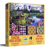 SUNSOUT INC - Floating Over Sisters 500-500 pc Jigsaw Puzzle by Artist: Diane Phalen - MPN # 14646 SunsOut