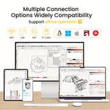 Longer Ray5 5W Laser Engraver Machine & LONGER Laser Engraver Rotary Roller Longer